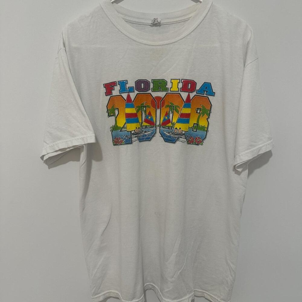Vintage Y2K Florida T-Shirt - Large